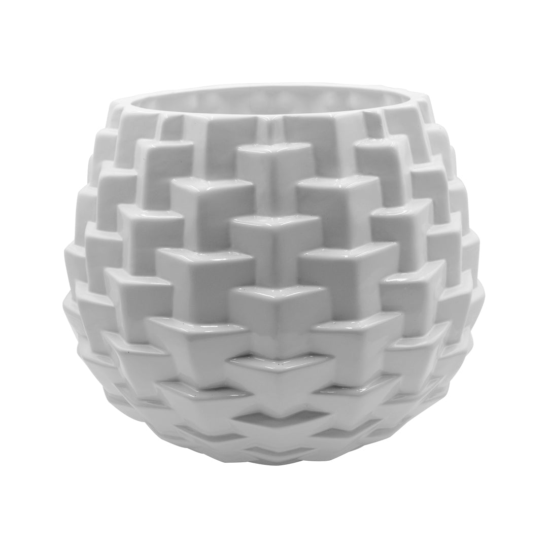 Maceta cubista jumbo