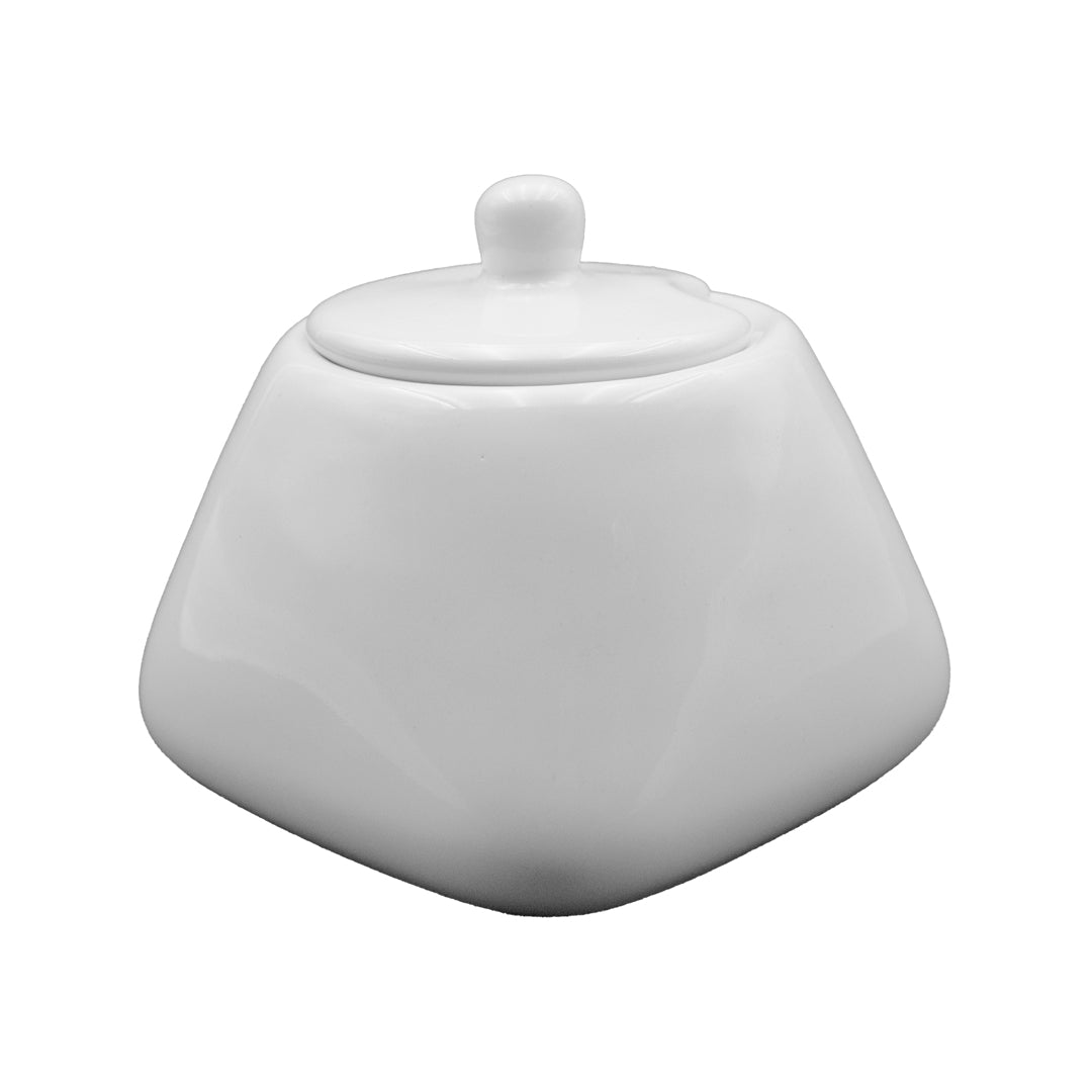 Azucarera pirámide blanca