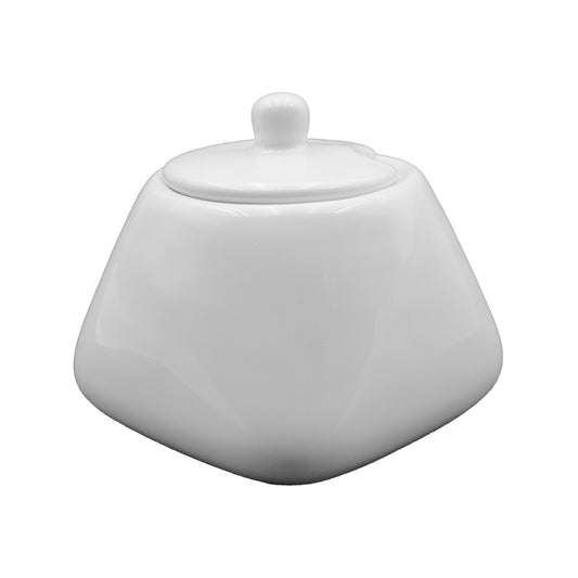 Azucarera pirámide blanca