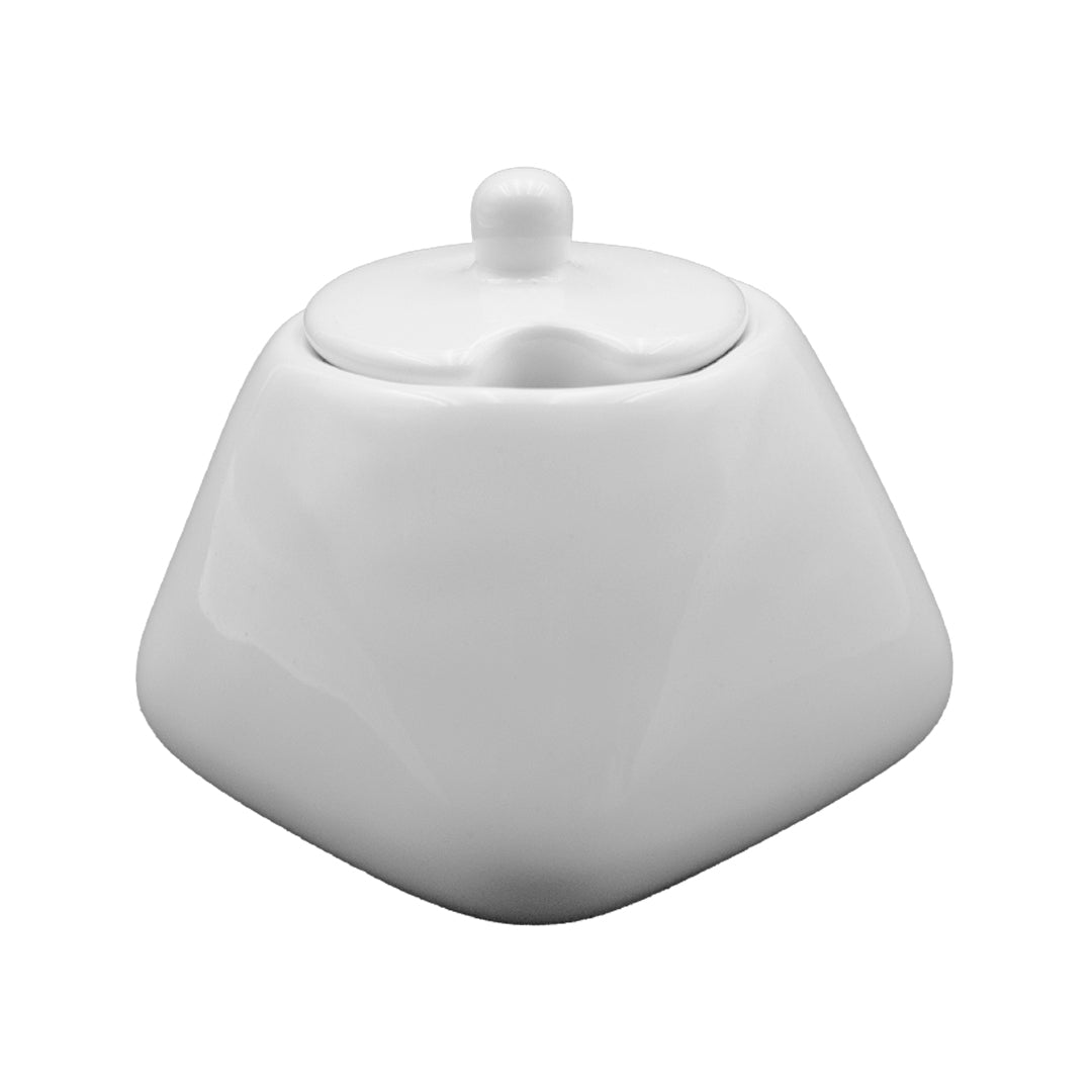 Azucarera pirámide blanca